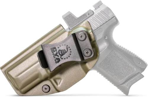 Vista 100 de CYA Supply Co. Funda para llevar armas dentro del cinturón, lista para ópticos (verde OD) IWB, para llevar armas ocultas, dentro de la cintura