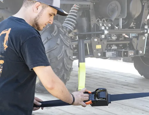 Vista 6 de Buyers Products 5483105 - Trinquete retráctil resistente de 10 pies con ganchos en S