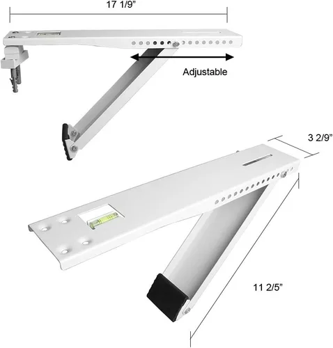 Vista 3 de ONELIGHT Soporte universal de aire acondicionado para ventana de aire acondicionado, resistente, hasta 165 libras