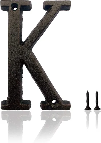 Vista 22 de Números de casa de 5 pulgadas, números de casa de hierro fundido para exteriores, números de dirección para casas, granja, garaje, tienda, oficinas