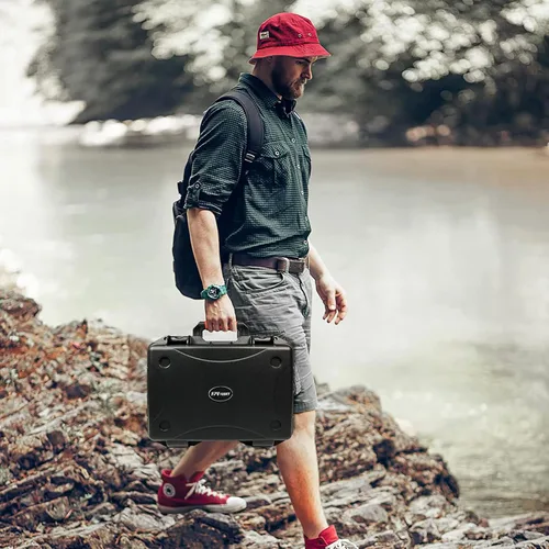 Vista 7 de FPVtosky - Funda rígida para DJI Air 3S/Air 3 Drone/Combo Fly More, Accesorios de carcasa dura impermeable Air 3S, Compatible con DJI RC2/RC-N3/RC