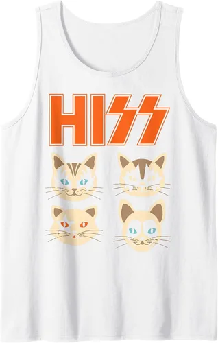 Vista 19 de Camiseta sin mangas Hiss Funny Cats Kittens Rock Rockin Negro