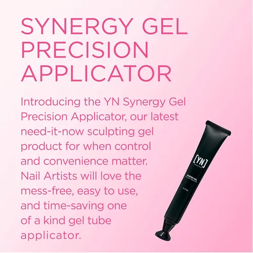 Vista 2 de Young Nails Synergy Gel System, gel de construcción, gel constructor duro, adherencia y fuerza superiores, constructor de gel de uñas estructurado