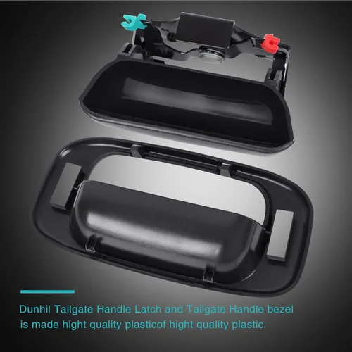 Vista 5 de Dunhil Manija y bisel de compuerta trasera para Chevy Silverado GMC Sierra 1500 1500HD 2500HD 2500 3500 1999-2007, 15997911 15228539 15228541