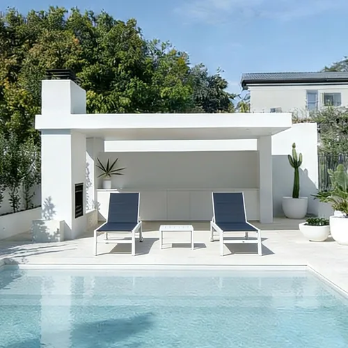 Vista 36 de PURPLE LEAF Juego de tumbonas para exteriores, sillón reclinable ajustable para tomar el sol con mesa auxiliar para playa, piscina, patio, tumbona