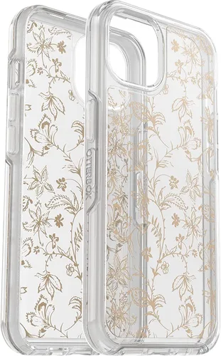 Vista 14 de OtterBox Funda para iPhone 13 (SOLAMENTE) de la Serie Symmetry - Negro, Ultra-Elegante, Compatible con Carga Inalámbrica, Bordes Elevados Protegen