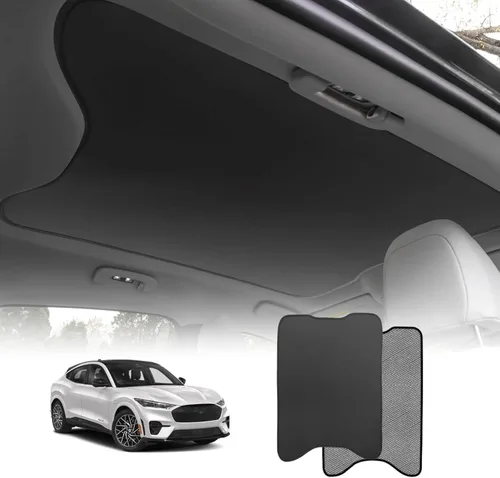 Vista 8 de BestEvMod Parasol plegable para techo compatible con Tesla Cybertruck 2024 2025, accesorios mejorados reflectantes de calor, accesorios tecnológicos