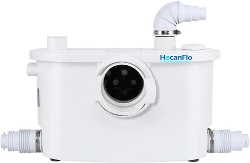 500pro - Bomba maceradora con cuchillas impulsoras, bomba de alcantarillado, 3 conexiones para baño, fregadero, sótano, eliminación de agua,