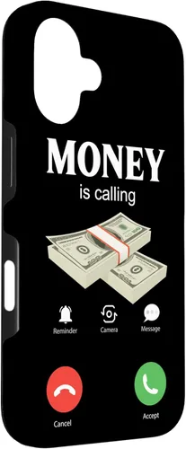 Vista 3 de Money Cash Coin Millionaire Trader Miner Stocks Invest Earn Case for iPhone 16
