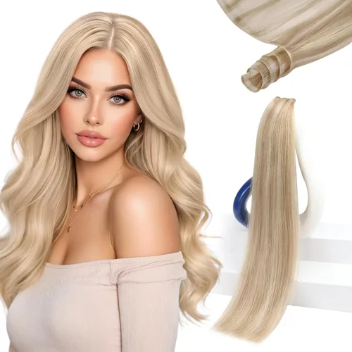 Vista 41 de Sunny Hair Extensiones de Cabello para Coser de Cabello Humano Real Negro Extensiones de Cabello en Trama para Mujeres Cabello Real Extensiones