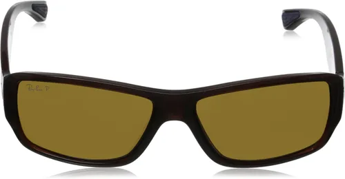 Vista 2 de Ray-Ban RB4199f - Gafas de sol cuadradas de ajuste asiático para hombre