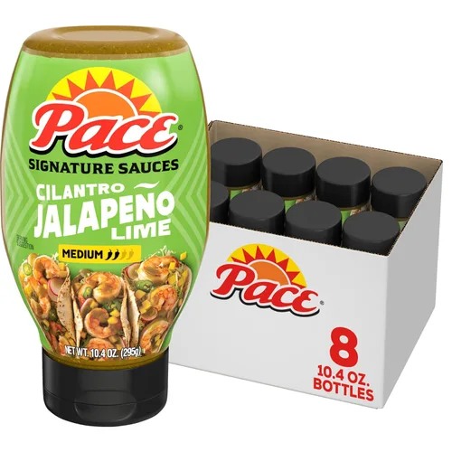 Vista 7 de Pace Salsa Signature de Cilantro y Jalapeño con Lima, 10.4 oz