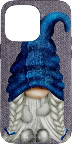 Vista 20 de Funny Gnome Girl with Blue Jeans for Women Cute Denim Case for iPhone 17