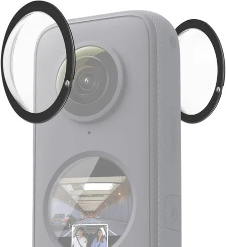 Vista 11 de PULUZ Funda Protectora de Lente PC para Cámaras Esféricas Ricoh Theta SC2 / S/V Accesorios de Cámara Adhesiva Protector de Lente