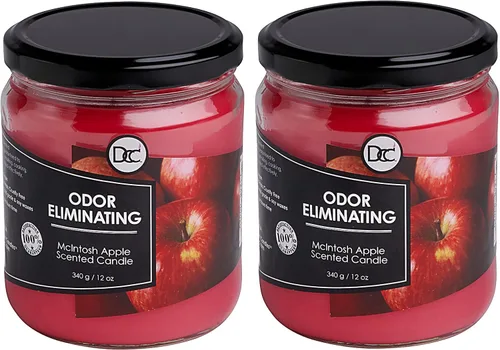 Vista 23 de Vela de bambú altamente perfumada que elimina olores - Elimina rápidamente el 95% de los olores de mascotas, humo, alimentos y otros olores - Hasta