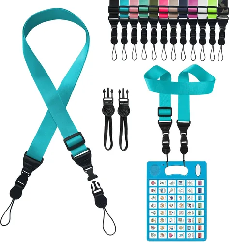 Vista 30 de Correa de hombro ajustable Gowjaw: Correa de nylon cómoda para iPad/Samsung Tablet con lanyard para el cuello, funda para iPad/cámara/binoculares