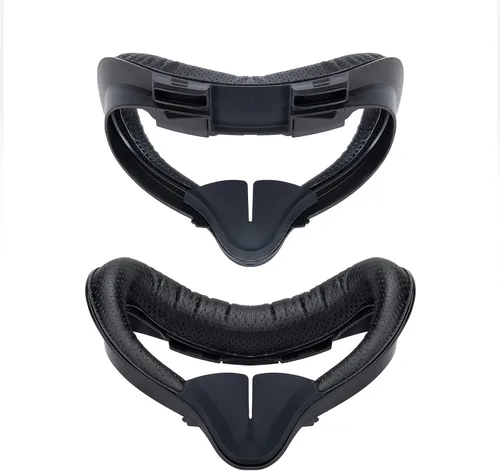 Vista 3 de Hibloks Face Cover Set for MetaOculus Quest 2 Accessories,Silicone face Cover+Shell Cover+Protective Lens Cover for MetaOculus Quest 2