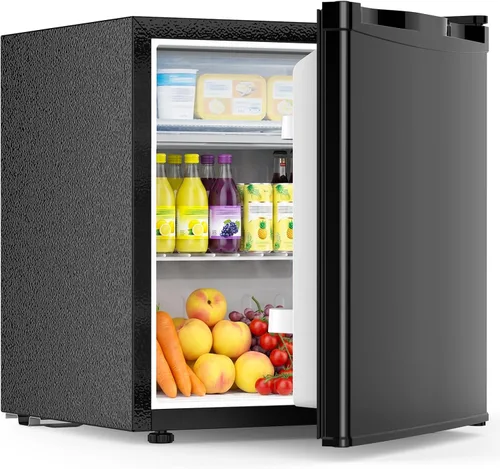 COWSAR Mini refrigerador de 1.3 pies cúbicos, refrigerador compacto Negro