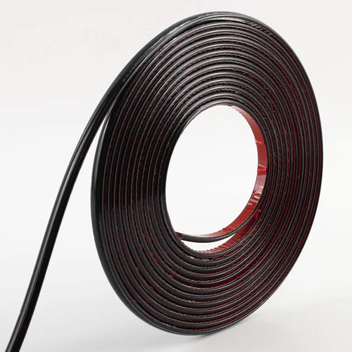 Vista 9 de Trimold Moldura de oro cepillado de 16.4 pies para despegar y pegar, espejo flexible para pared, techo, suelo, gabinete, azulejo, borde