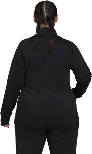 Vista 2 de adidas Top de pista delgada de 3 rayas Essentials para mujer, Negro