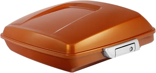 HR3 Amber Whiskey 5.5" Equipaje de maletero tipo navaja con cierres Compatible con Street Glide FLHX 2014 2016 Road Glide FLTRX (Reemplaza al OEM)