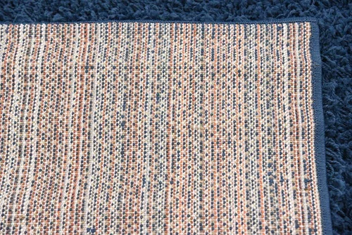 Vista 17 de Unique Loom Solid Shag Collection - Alfombra rectangular de 5 pies 1 pulgada x 8 pies, azul zafiro/azul marino Zafiro Azul/Azul Marino