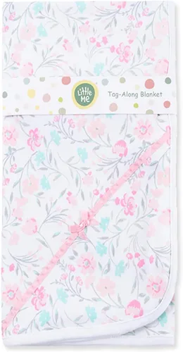 Vista 23 de Mantas Little Me para bebé Niñas Mantas para conejos bebés Manta de recepción para envolver