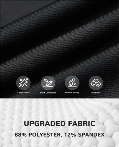 Vista 4 de Runhit Boys Compression Shirt Kids Long Sleeve Athletic Undershirt Youth Quick Dry Baselayer for Football Baseball