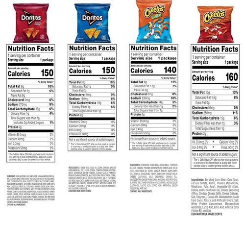 Vista 2 de Frito-Lay Doritos & Cheetos Mix - Paquete variado (40 unidades)