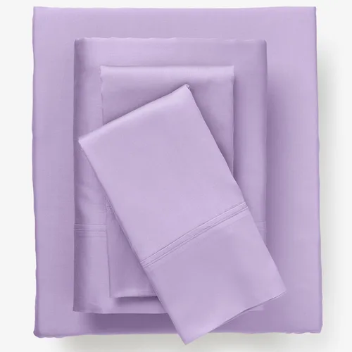 Vista 10 de BrylaneHome Bed Tite 300 Thread Count Sheet Set - Twin, Blue Floral