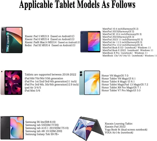 Vista 2 de Lápiz óptico activo para pantallas táctiles, bolígrafo recargable para tableta, punta POM, lápiz magnético para iPad, Pro, Air, Mini, iPhone y otros