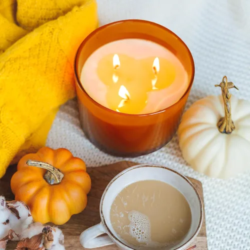 Vista 5 de SHOWIN Frascos de vela gruesos de 18 onzas para hacer velas 6 piezas, frascos vacíos con tapas de madera para hacer velas, contenedor de muestra