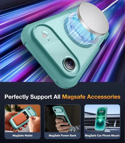 Vista 14 de DIACLARA - Funda transparente compatible con iPhone XR 6.1 pulgadas 2018