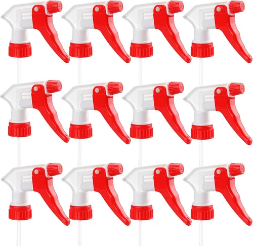 Vista 10 de Boquillas de botella de spray de plástico resistente boquilla de pulverización de gatillo 6 piezas cabeza de repuesto a prueba de fugas Boquillas