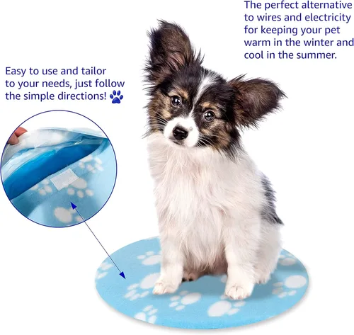 Vista 5 de Pet Fit For Life Snuggle - Almohadilla de enfriamiento suave para perros y almohadilla térmica para mascotas, cómodo control de temperatura en todas