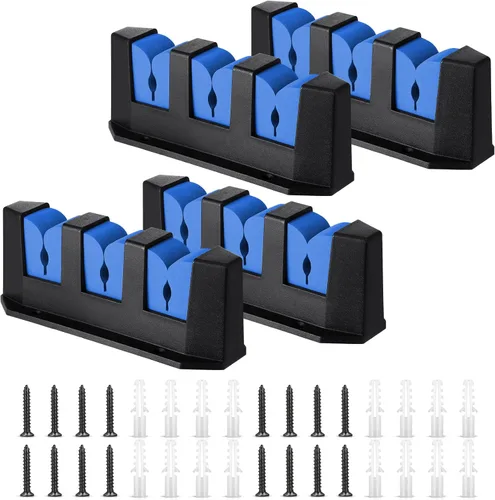 Vista 14 de Sratte 4 soportes para caña de pescar para barco de pesca, soporte de pared para caña de pescar, soporte horizontal de espuma EVA, soporte de caña