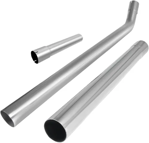 Vista 4 de Spec-D Tuning Sistema Catback de escape de acero inoxidable con punta quemada de doble inclinación compatible con Ford F150 V6 V8 2004-2008 4.6L 5.4L