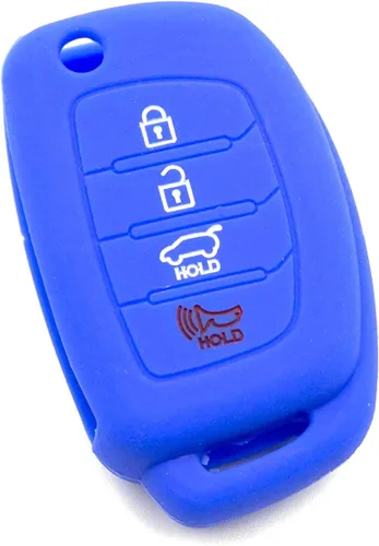 Vista 10 de Funda de silicona plegable para Hyundai Santa Fe Sonata Elantra Azera Tucson (naranja), Naranja