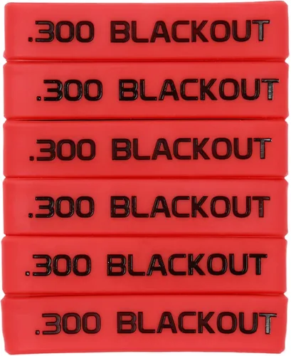 Vista 12 de Aolamegs Paquete de 6 bandas de marcado de cargador Blackout 300