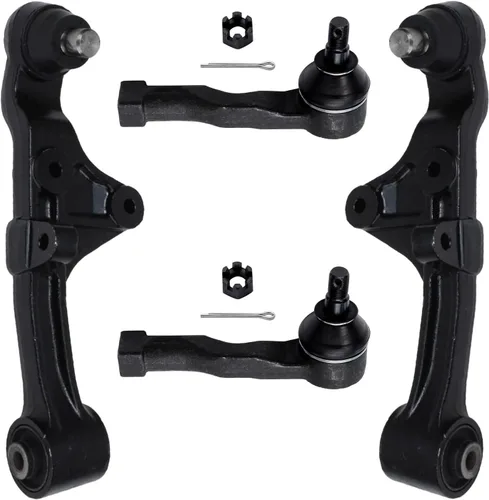 Vista 169 de Detroit Axle - Kit de 4 brazos de control de extremo delantero para Dodge Dart 13-16, Chrysler 200 15-17, 2 brazos de control inferiores, 2 extremos