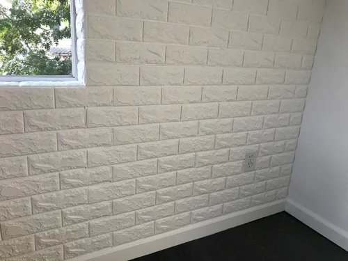 Vista 3 de Art3d - Juego de 20 azulejos de pared en 3D para decoración de pared interior, despegar y pegar, papel pintado de ladrillo de espuma y autoadhesivo