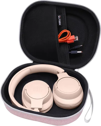 Vista 18 de LTGEM - Funda rígida de EVA para JBL Live 770NC/660NC/650BT/460NC/670NC/400BT/500BT y JBL Tune