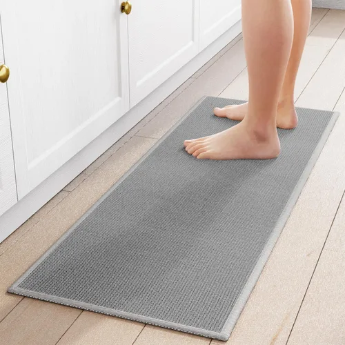 Vista 22 de SUMLANS Tapete de Cocina 1 PCS, Alfombras Acolchadas Antideslizantes para Piso de Cocina, Tapete Corredor Absorbente de Comodidad para Estar de Pie