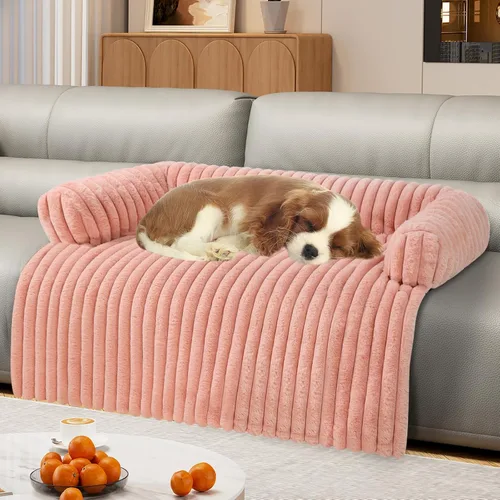 Vista 12 de Wn's Day Cama Lujosa de Sofá para Perros, Funda Calmante Lavable de Sofá para Perros, Protector de Sofá Removible para Perros, Cama de Sofá