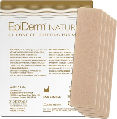 Vista 19 de Epiderm - Tiras de silicona para cicatrices, cinta de silicona de alta calidad para un cuidado óptimo de las cicatrices, versátil, flexible