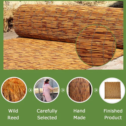 Vista 7 de Persianas de bambú para patio al aire libre, cortinas enrollables de bambú, cortina retro de junco, 202428323943475155 ancho, para cocina, cuarto
