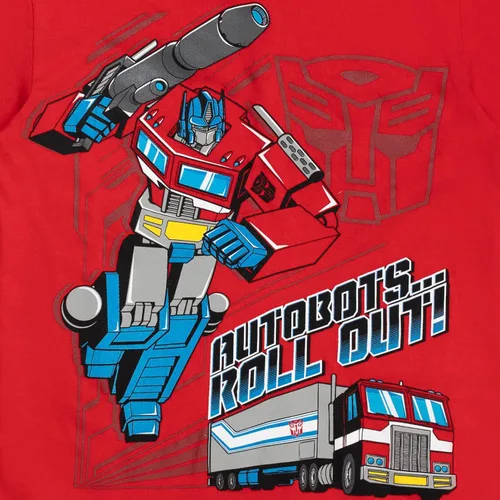 Vista 4 de Transformers Bumblebee - Conjunto de pantalones cortos de malla para niños pequeños a grandes
