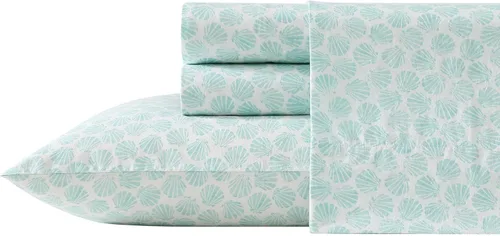 Vista 17 de Laura Ashley - Juego de sábanas individual, ropa de cama de percal de algodón fresca y suave con bolsillos profundos, ligera para comodidad durante