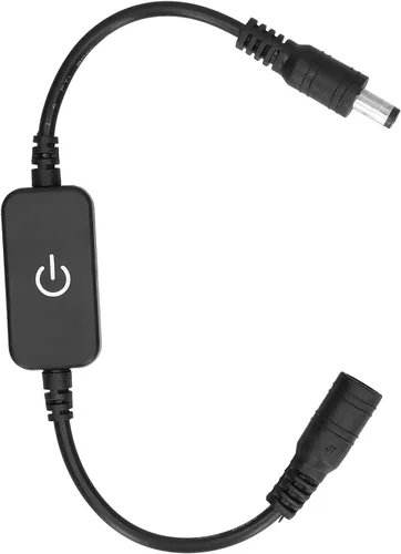 Vista 4 de Garosa Tira de luces LED, interruptor de atenuación, caja de luz, letrero de ajuste de brillo, interruptor táctil DC 12V-24V 6A para tira de luces