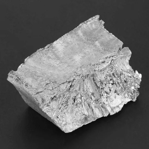 Vista 5 de Zinc de alta pureza, práctico 2.2 lbs / 2.2 libras de alta pureza 99.995% Zinc Zn Bloque de trozos de metal Lingote de muestra para experimentos